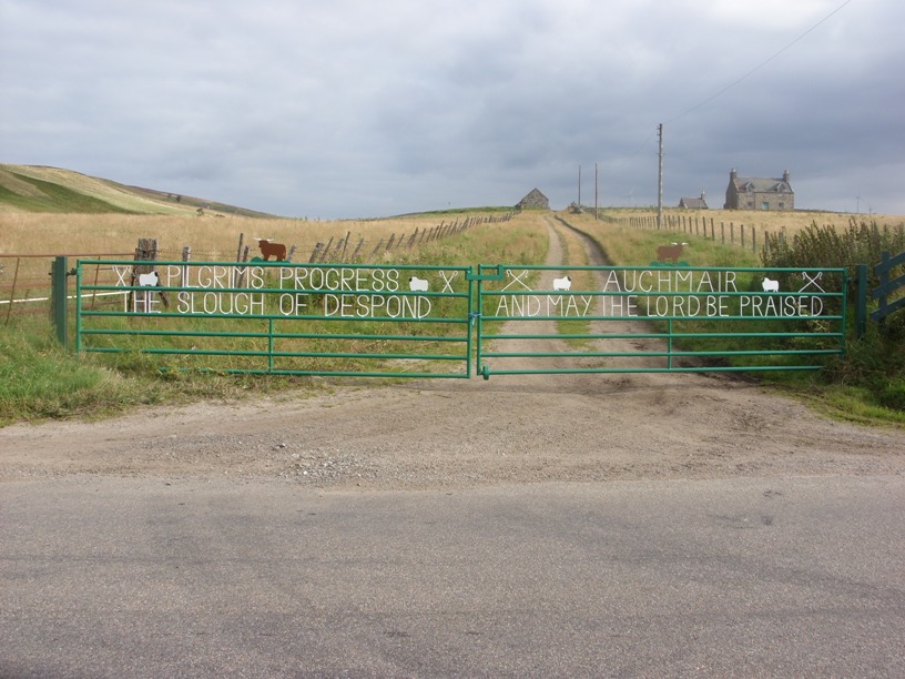 Picture of Auchmair Farm Gate, Cabrach