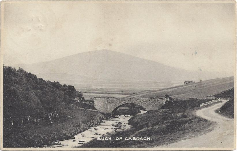 Scanned postcard of Buck Of Cabrach.